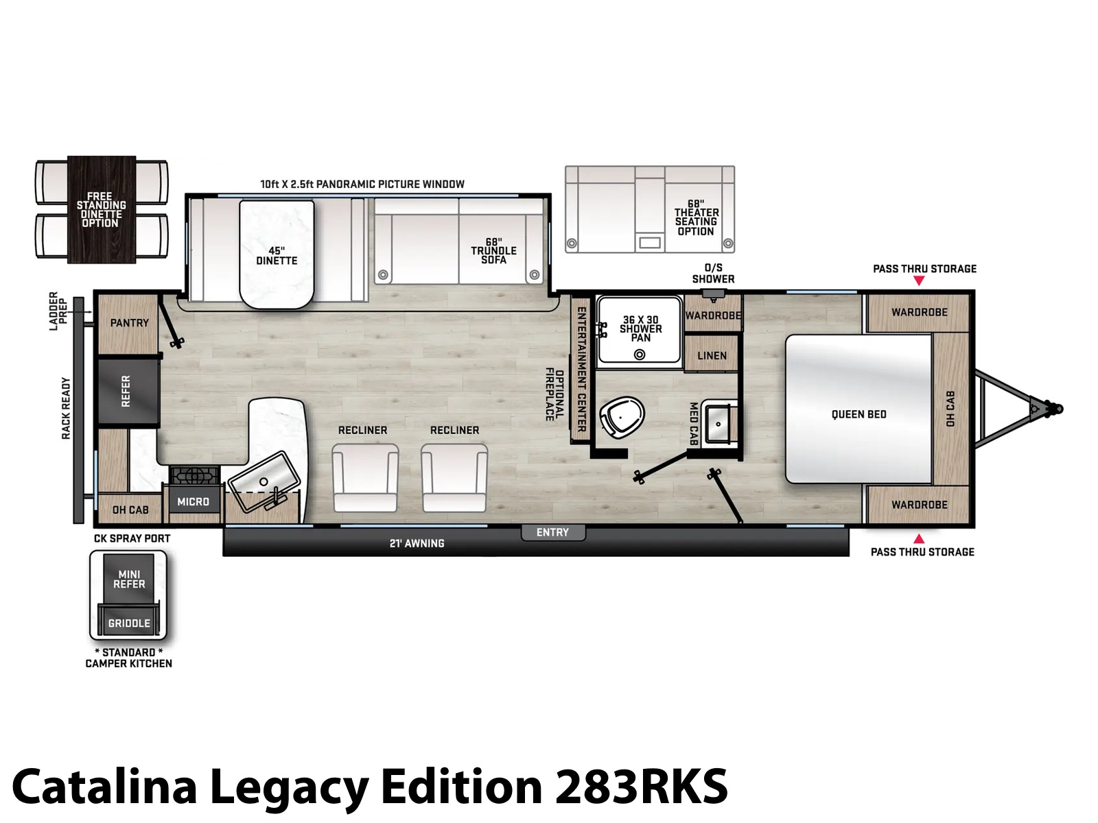 2026 Coachmen Catalina Legacy Edition 283RKS TRAVEL TRAILER