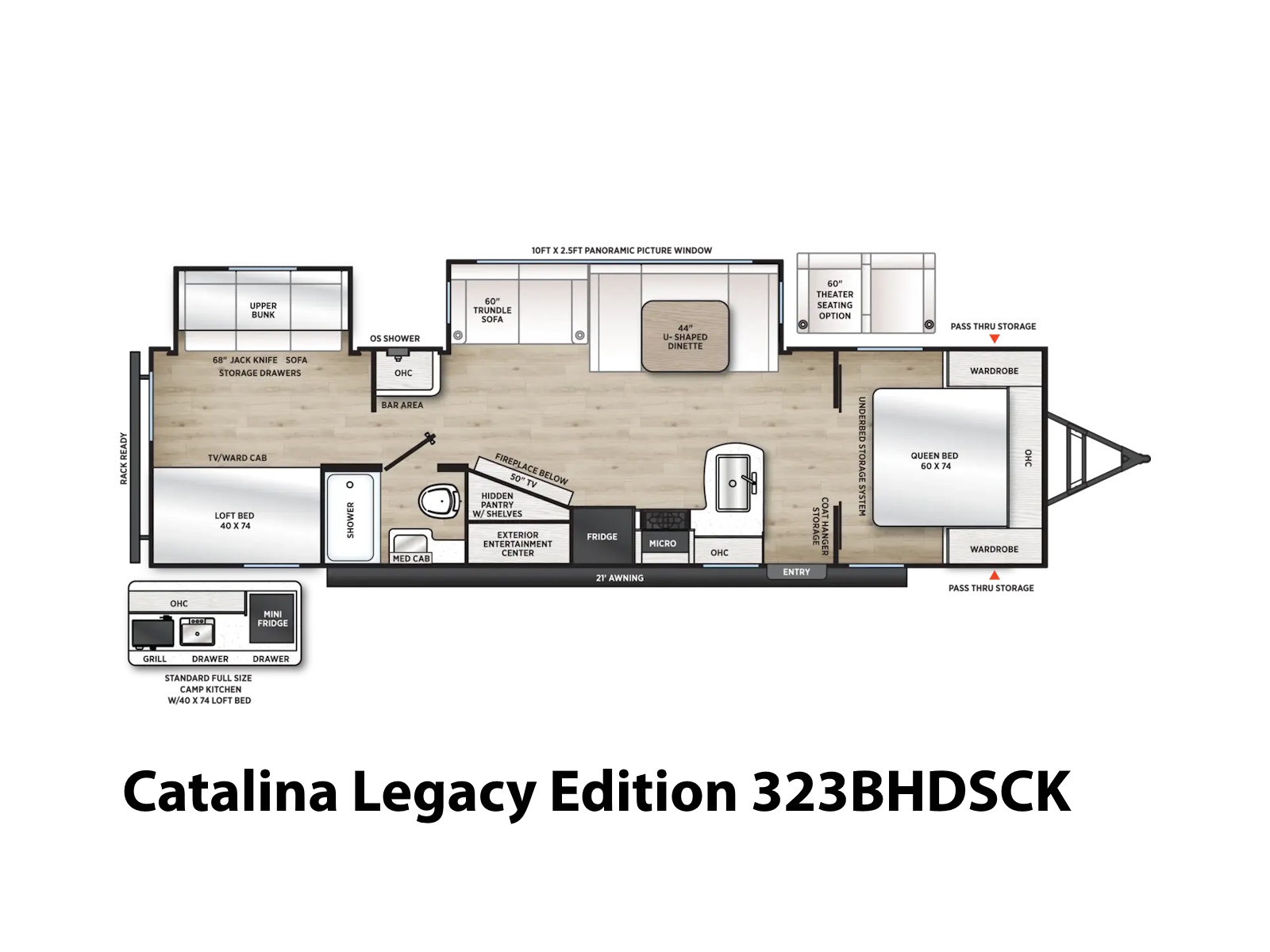 2027 Coachmen Catalina Legacy Edition 323BHDSCK TRAVEL TRAILER