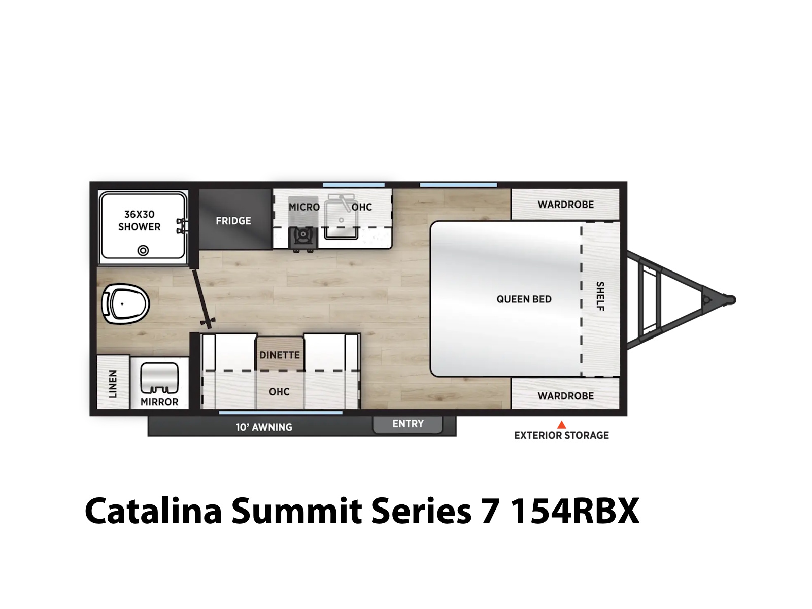 2027 Coachmen Catalina Summit Series 7 154RBX TRAVEL TRAILER