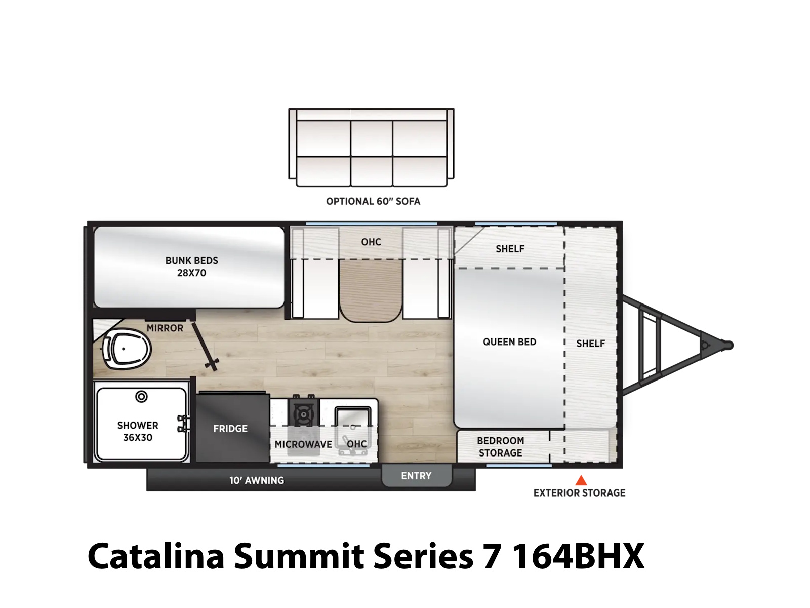 2027 Coachmen Catalina Summit Series 7 164BHX TRAVEL TRAILER