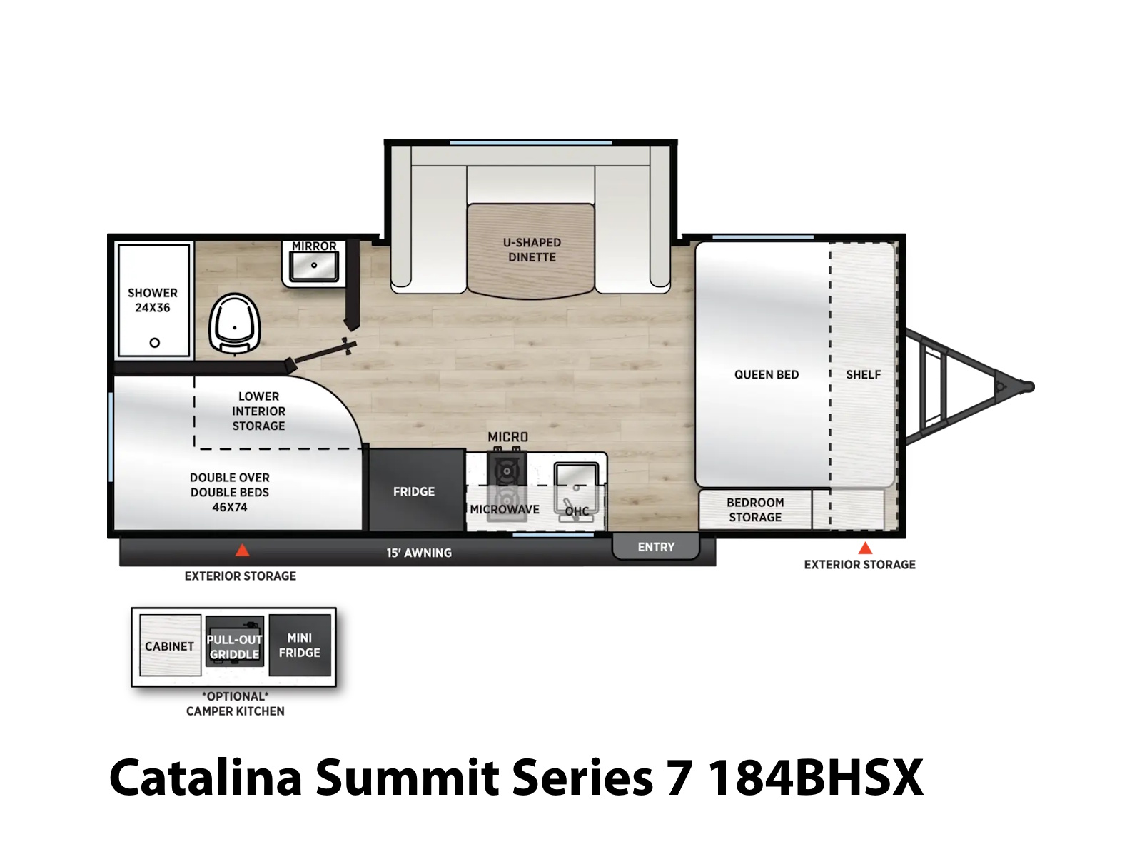 2027 Coachmen Catalina Summit Series 7 184BHSX TRAVEL TRAILER