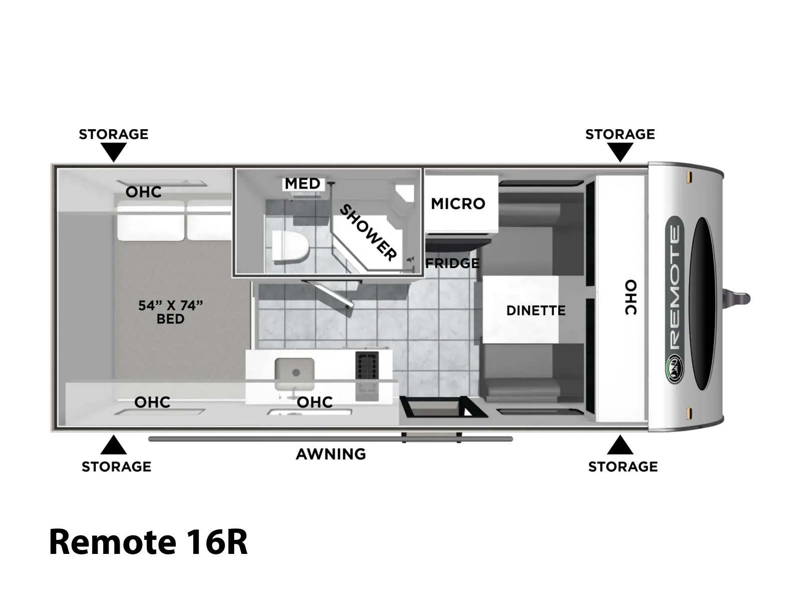 2027 Coachmen Remote 16R TRAVEL TRAILER