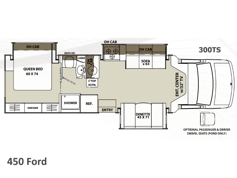 2015 Coachmen Concord 300TS Ford Motorhome