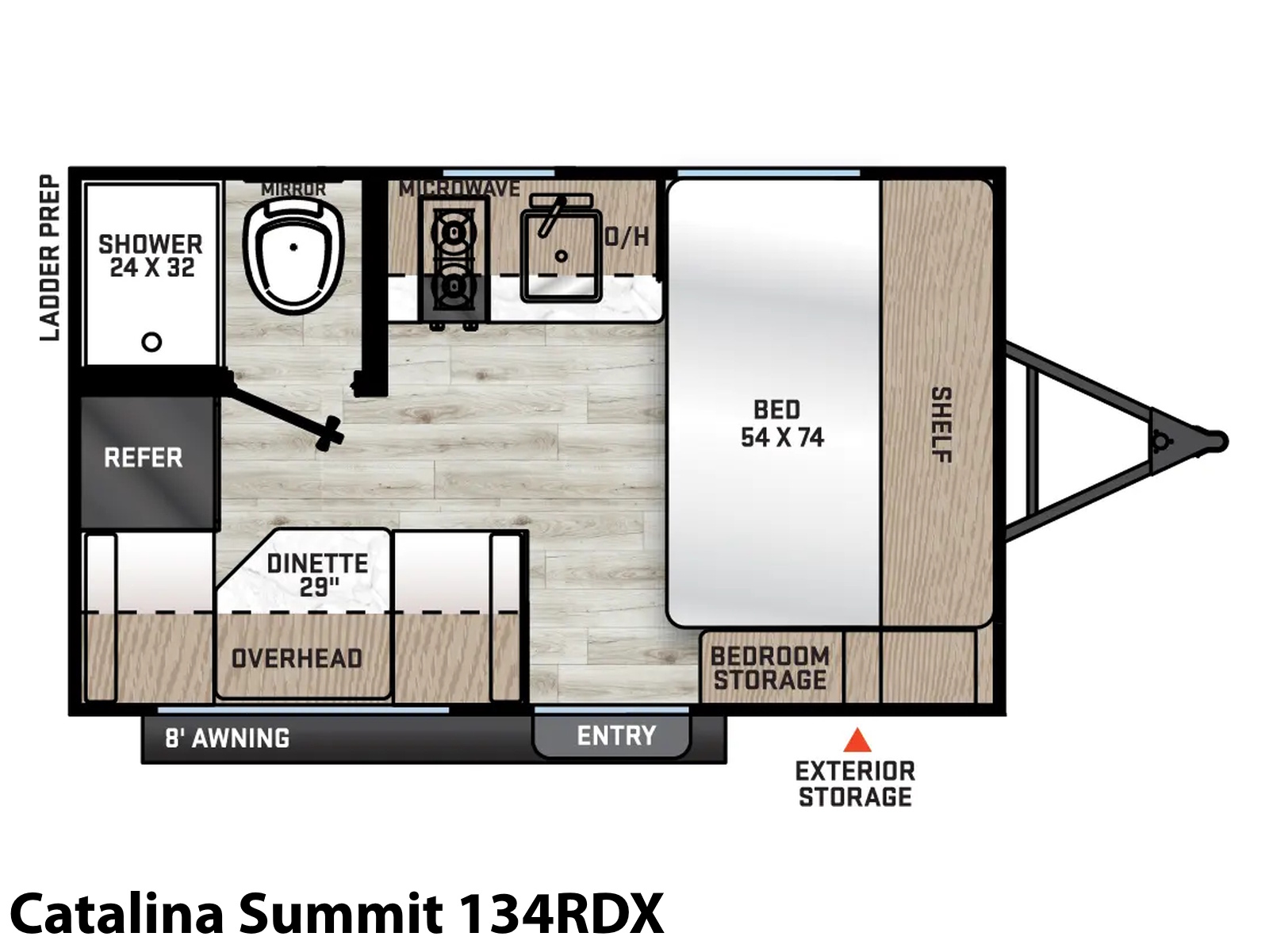 2026 Coachmen Catalina Summit 134RDX TRAVEL TRAILER