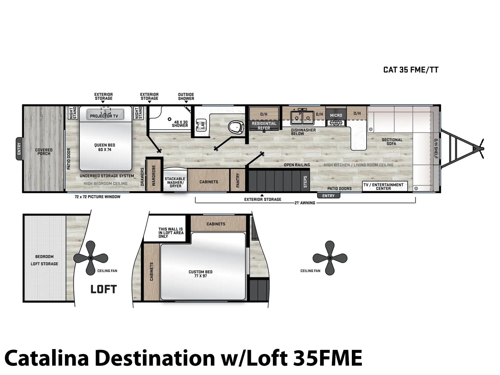 2026 Coachmen Catalina Destination 35FME DESTINATION TRAILER