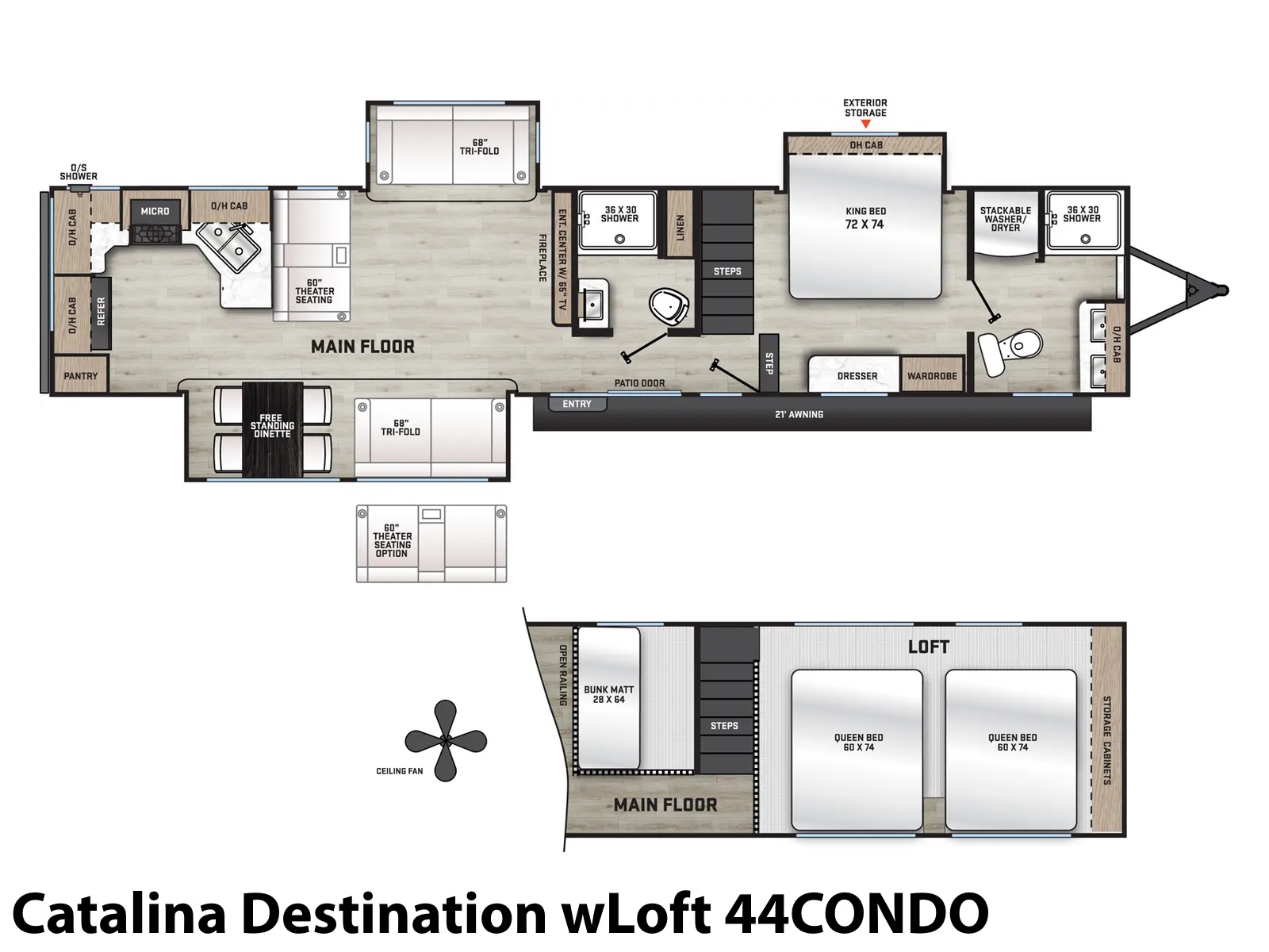 2026 Coachmen Catalina Destination 44CONDO DESTINATION TRAILER