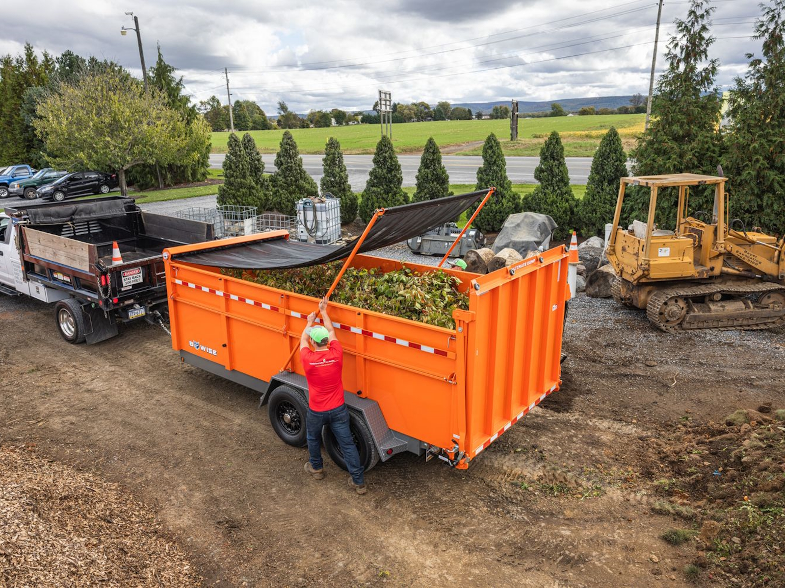 2025 BWise DU15 Dump Trailer