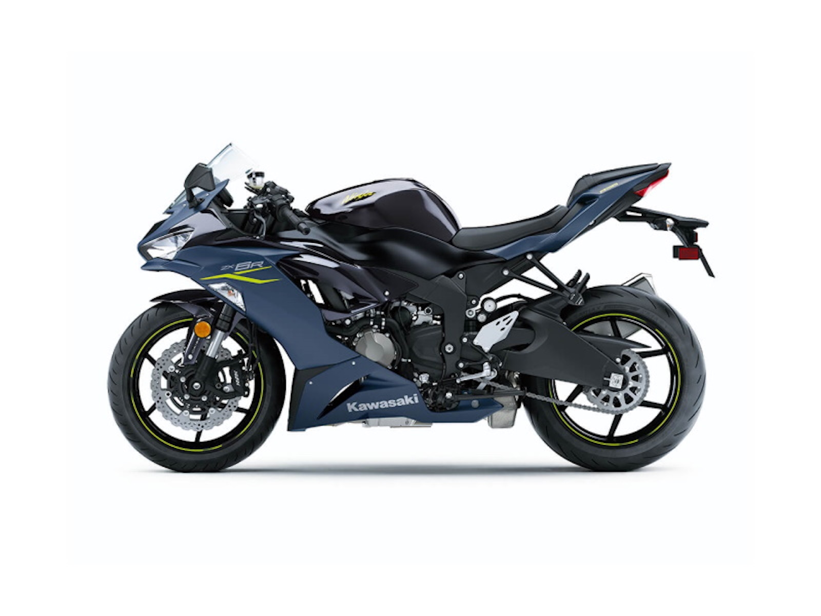 2023 Kawasaki NINJA ZX-6R Metallic Matte Twilight Blue/Metallic Diablo Black