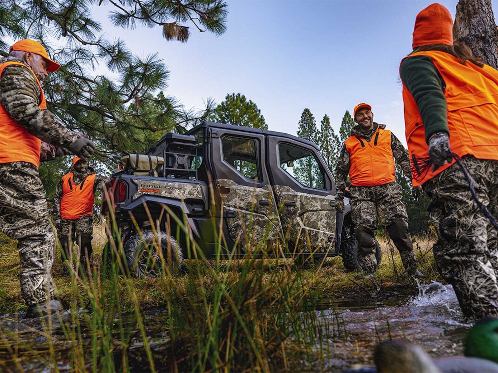 2025 Kawasaki RIDGE CREW HVAC CAMO Side x Side