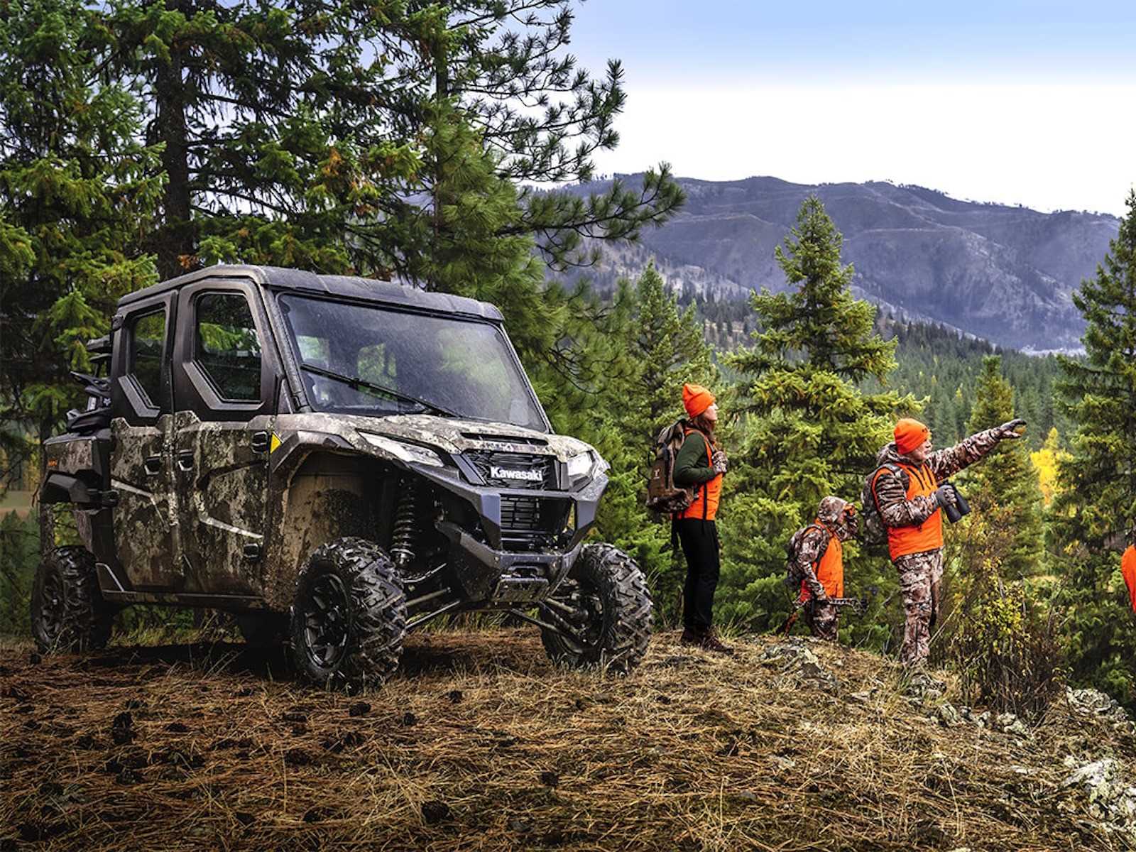2025 Kawasaki RIDGE CREW HVAC CAMO Side x Side