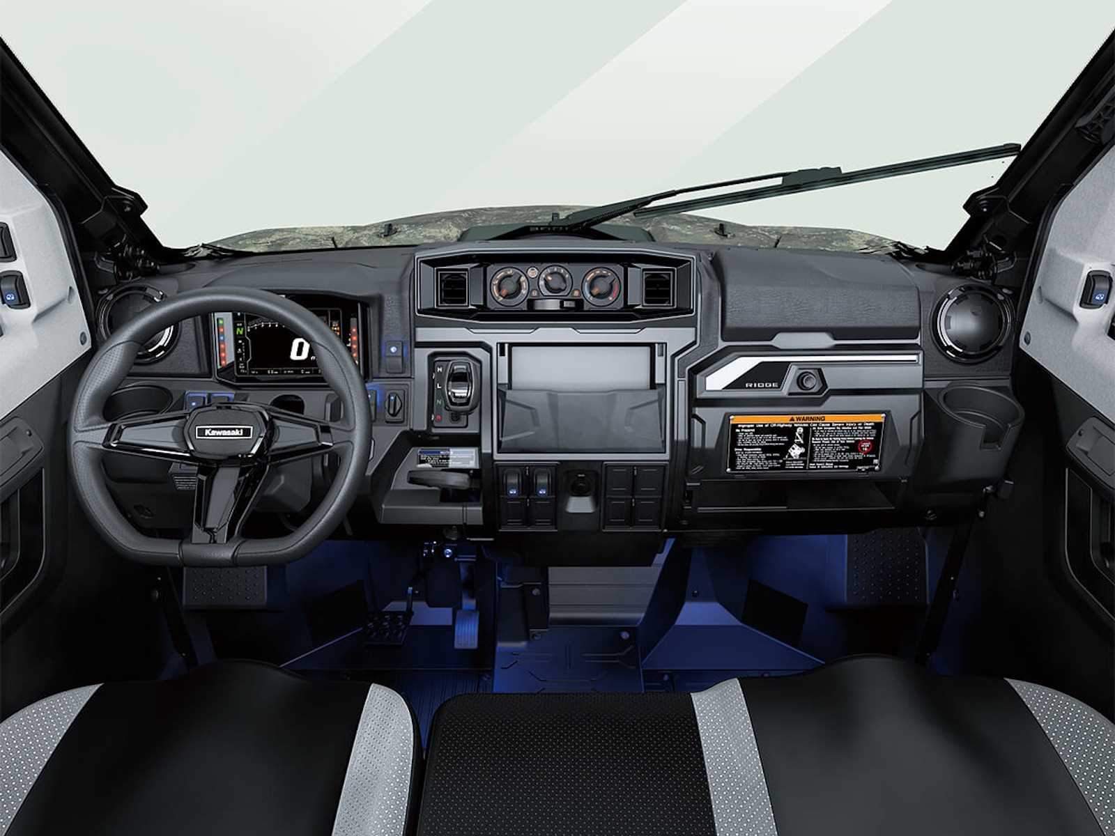 2025 Kawasaki RIDGE CREW HVAC CAMO Side x Side