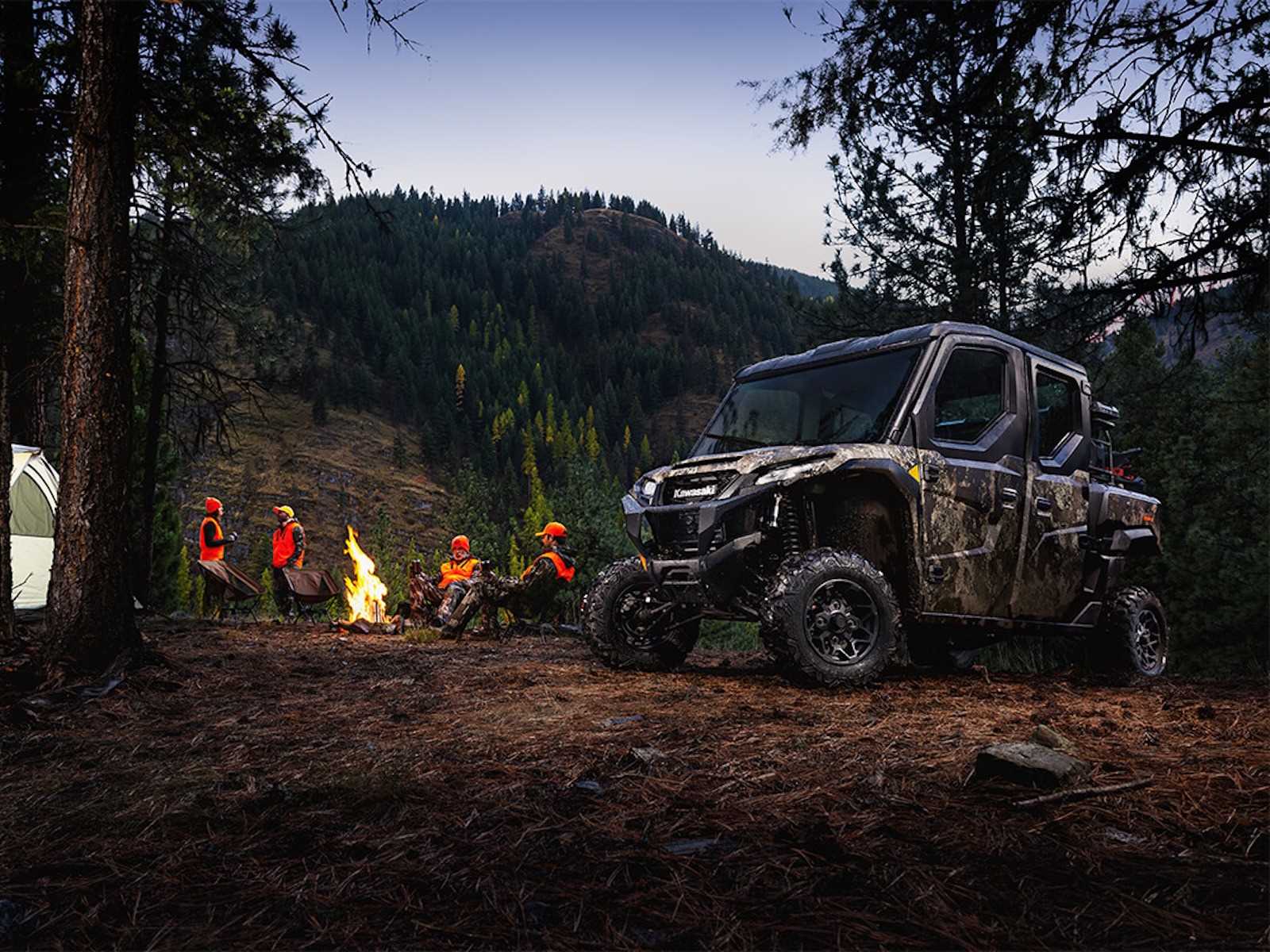 2025 Kawasaki RIDGE CREW HVAC CAMO Side x Side