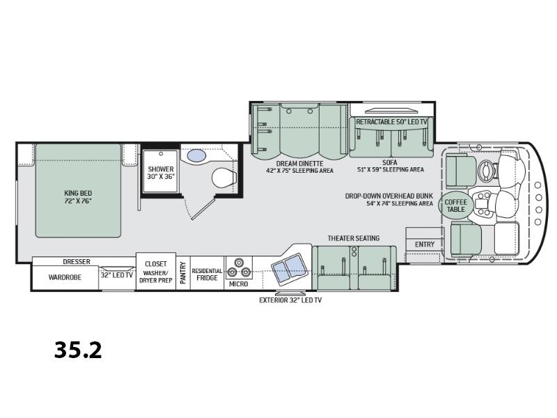2017 Thor Motor Coach Miramar CLASS A MOTORHOME