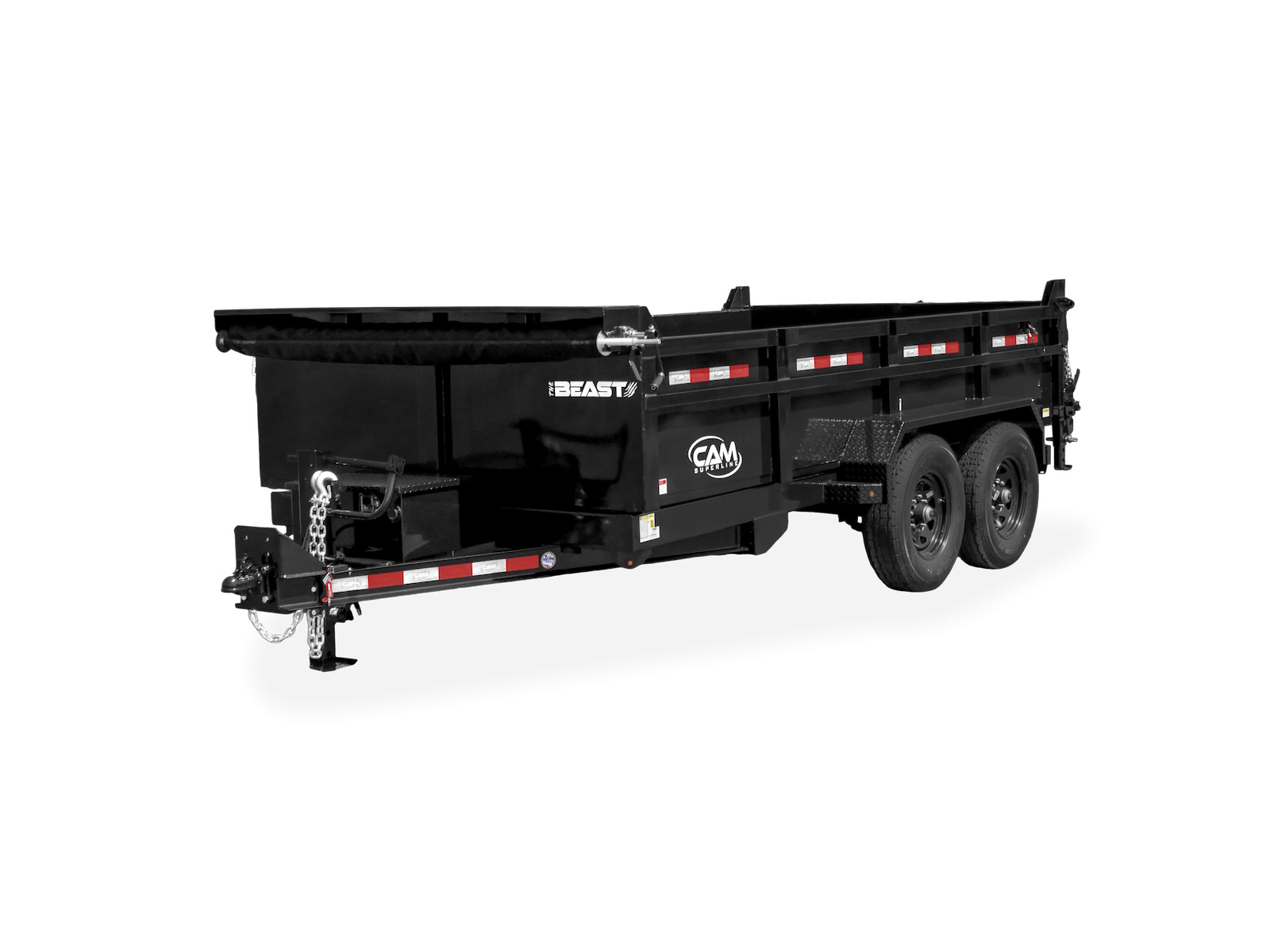 2024 Cam Superline 82" x 14' (15.4k) The BEAST Dual Telescopic Dump Dump Trailers