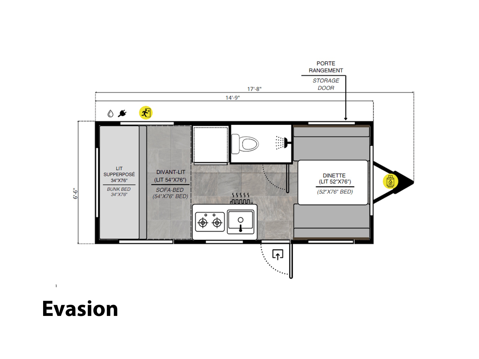 2026 ProLite Evasion BUNK HOUSE TRAVEL TRAILER