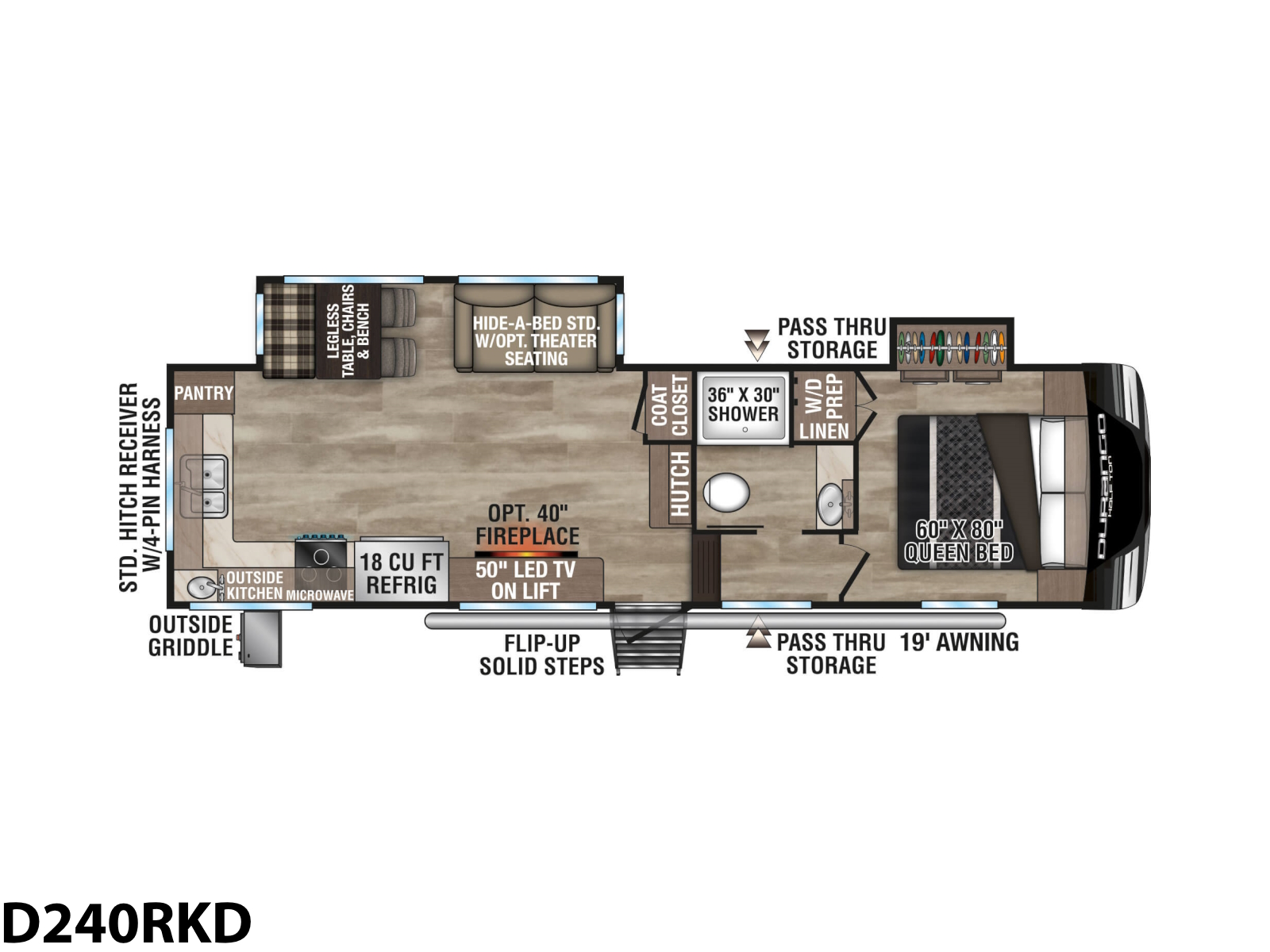 2024 KZ Durango Half-Ton FIFTH WHEEL