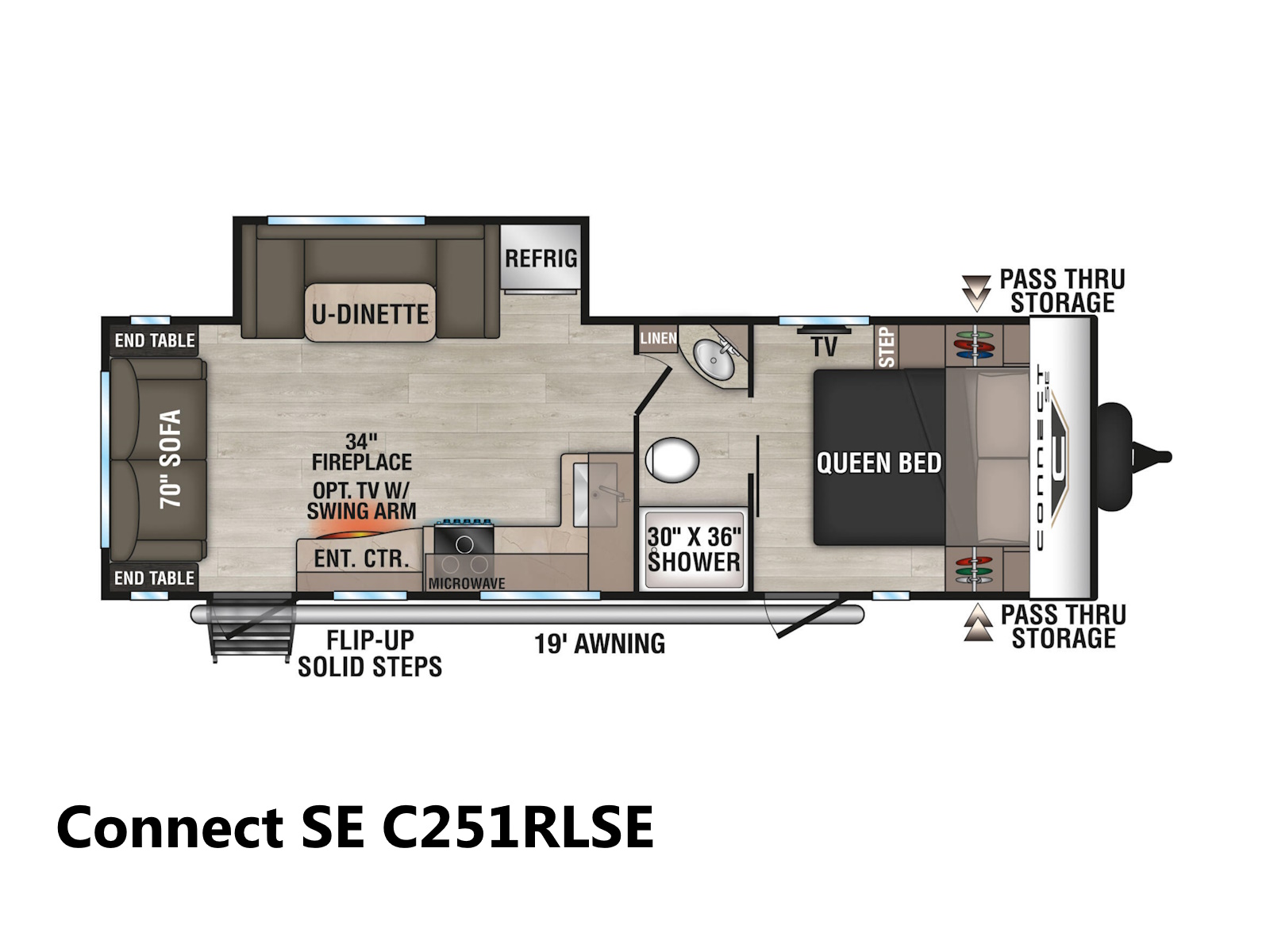 2026 KZ RV Connect SE C251RLSE TRAVEL TRAILER