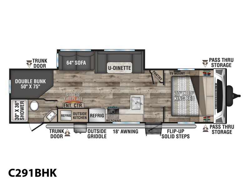 2022 KZ RV Connect TRAVEL TRAILER