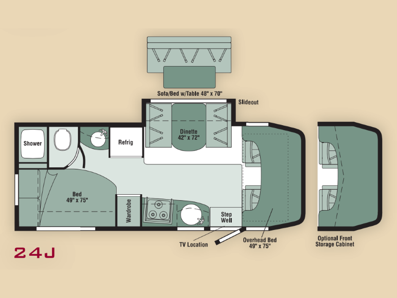 2008 Winnebago View CLASS C DIESEL MOTORHOME