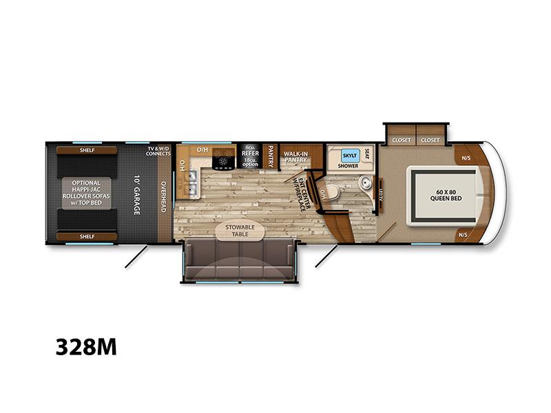 2015 Grand Design Momentum M-CLASS 328M FW TOY HAULER