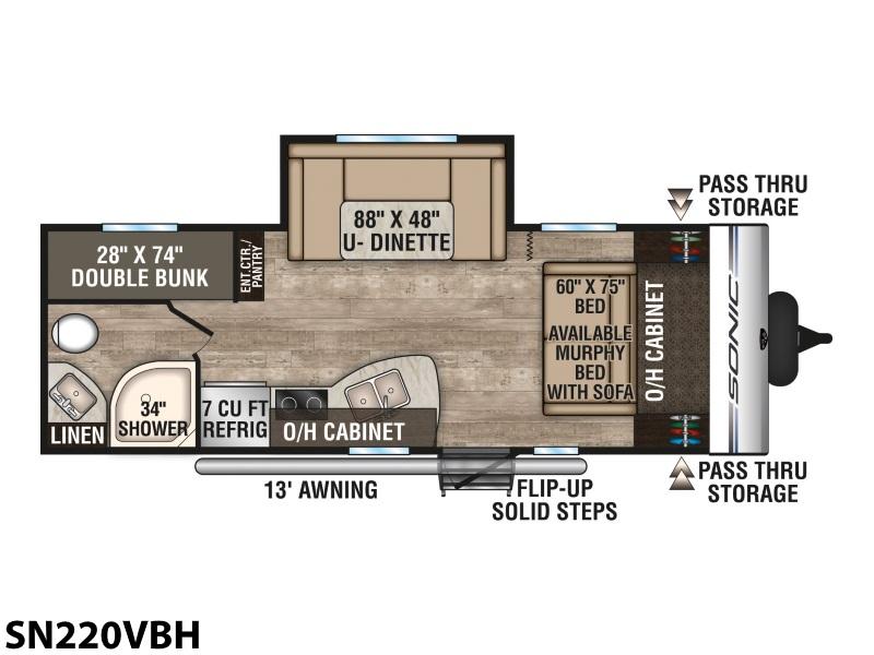 2020 Venture RV Kz - Sonic TRAVEL TRAILER