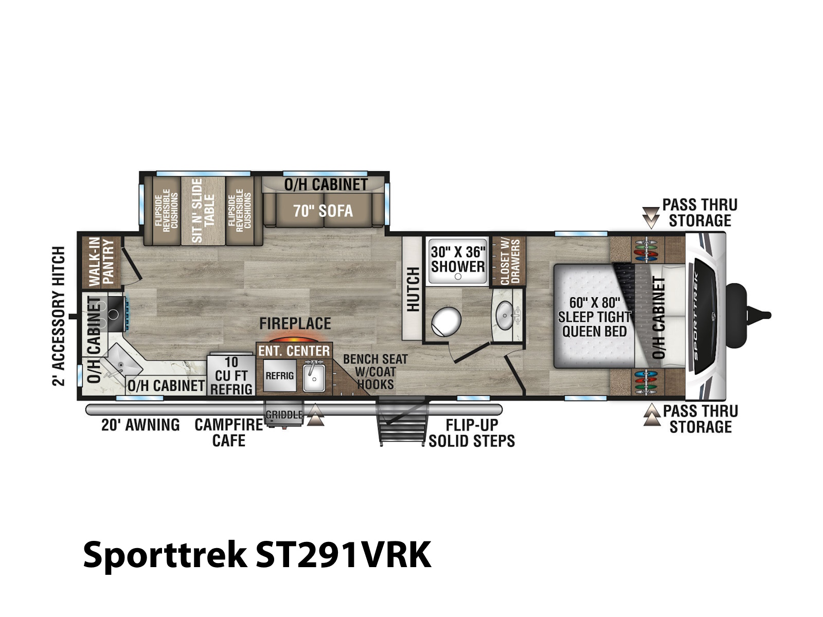 2025 Venture RV SportTrek ST291VRK TRAVEL TRAILER