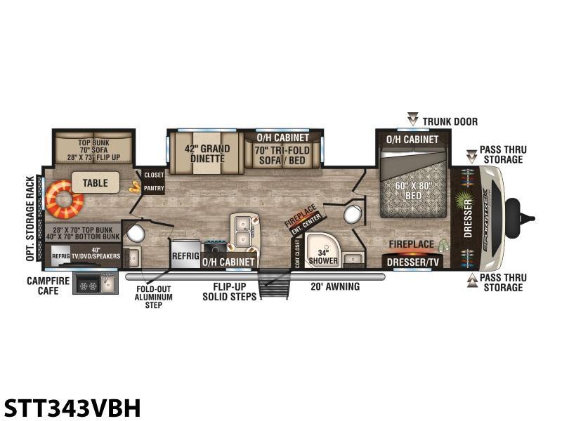 2018 Venture RV SportTrek Touring Edition TRAVEL TRAILER