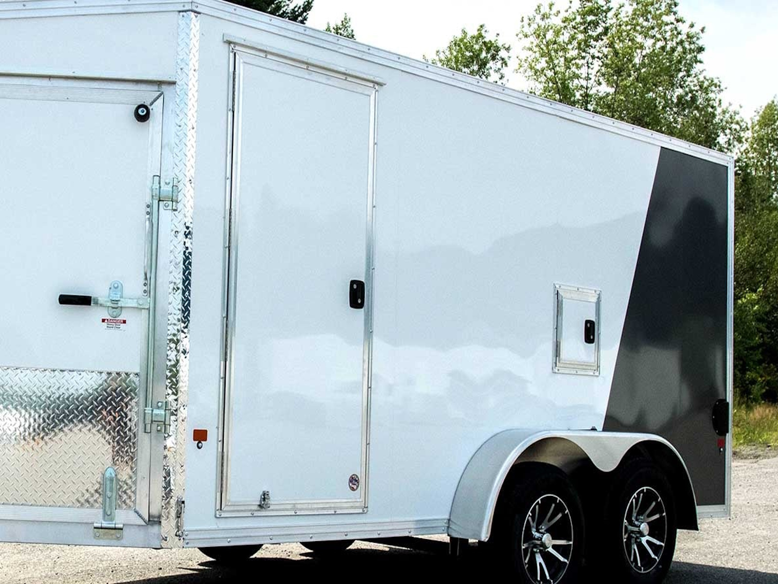2027 E-Z Hauler Enclosed 7 Wide Inline Snow Trailers EZES7x18-IF Snowmobile Trailers