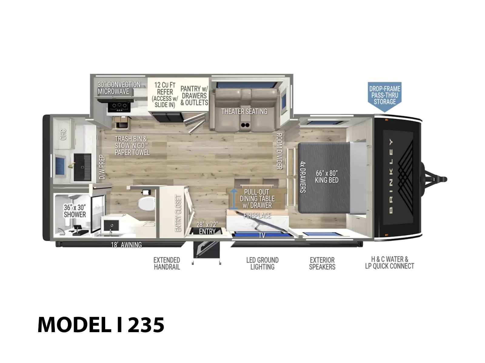 2027 Brinkley MODEL I 235 TRAVEL TRAILER