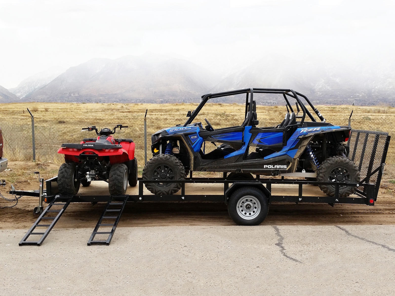 2026 Echo Trailers 17' TANDEM W/ WOOD DECK, BRAKES & RAMPS Trailer