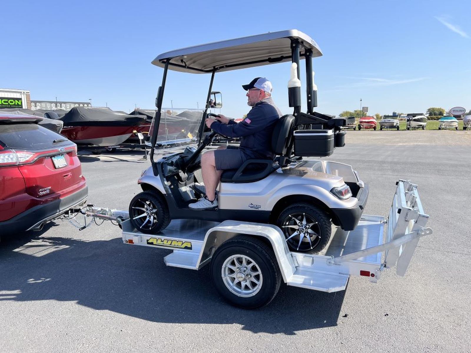 2026 Aluma Utility Trailer 548S-TG Open Aluminum Utility