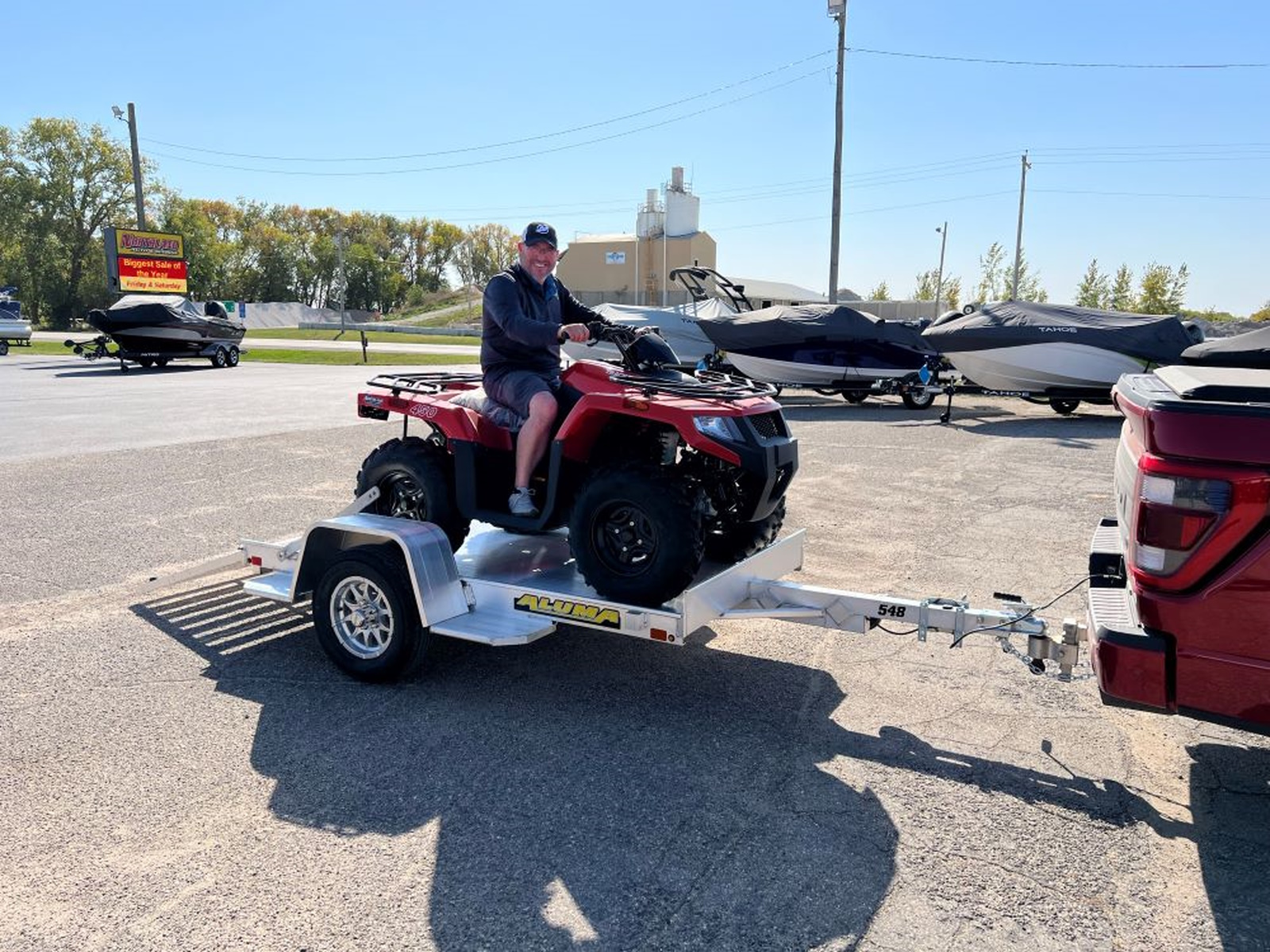 2026 Aluma Utility Trailer 548S-TG Open Aluminum Utility