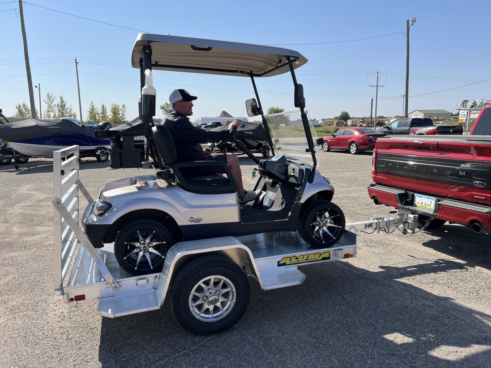 2026 Aluma Utility Trailer 548S-TG Open Aluminum Utility