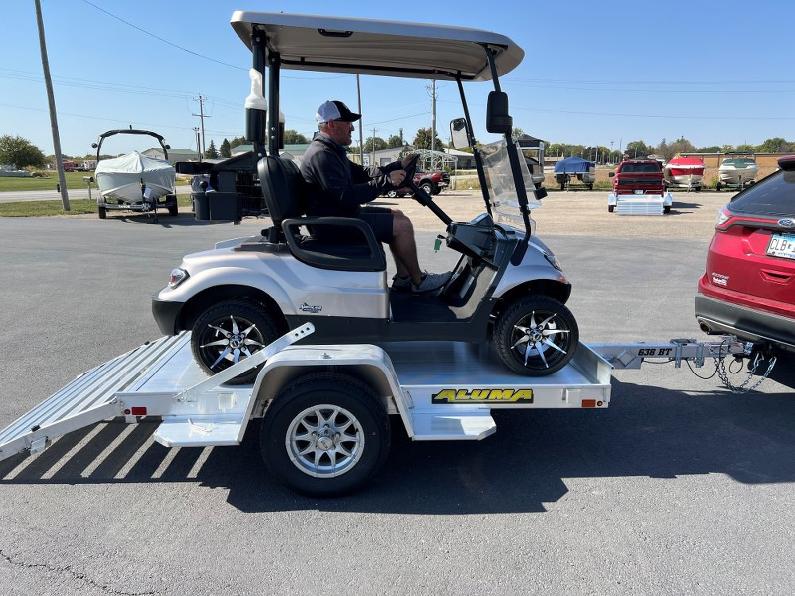 2026 Aluma Utility Trailer 638S-TG Open Aluminum Utility