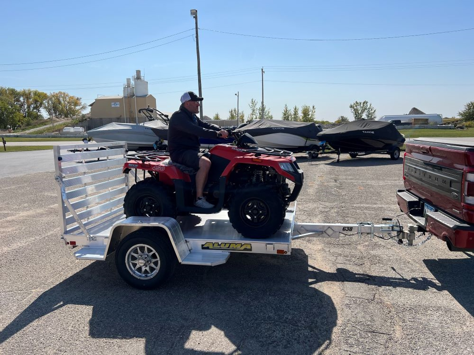 2026 Aluma Utility Trailer 638S-TG Open Aluminum Utility