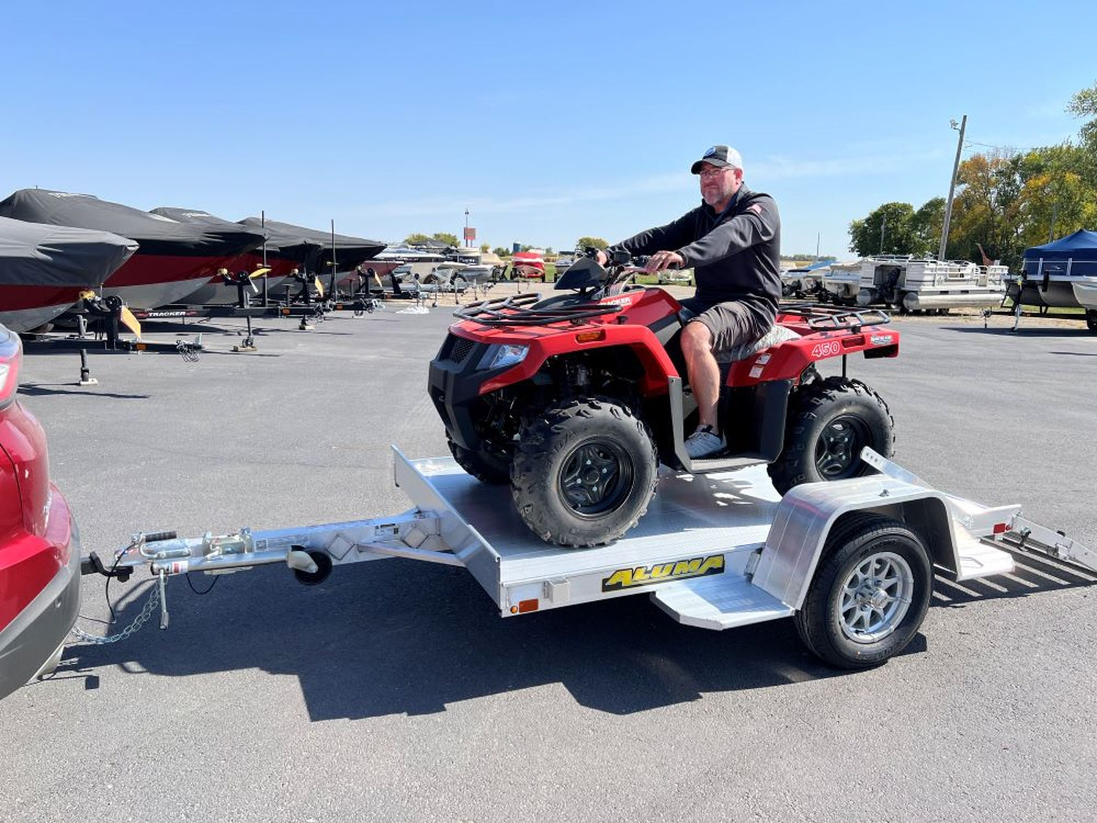 2026 Aluma Utility Trailer 638S-TG Open Aluminum Utility