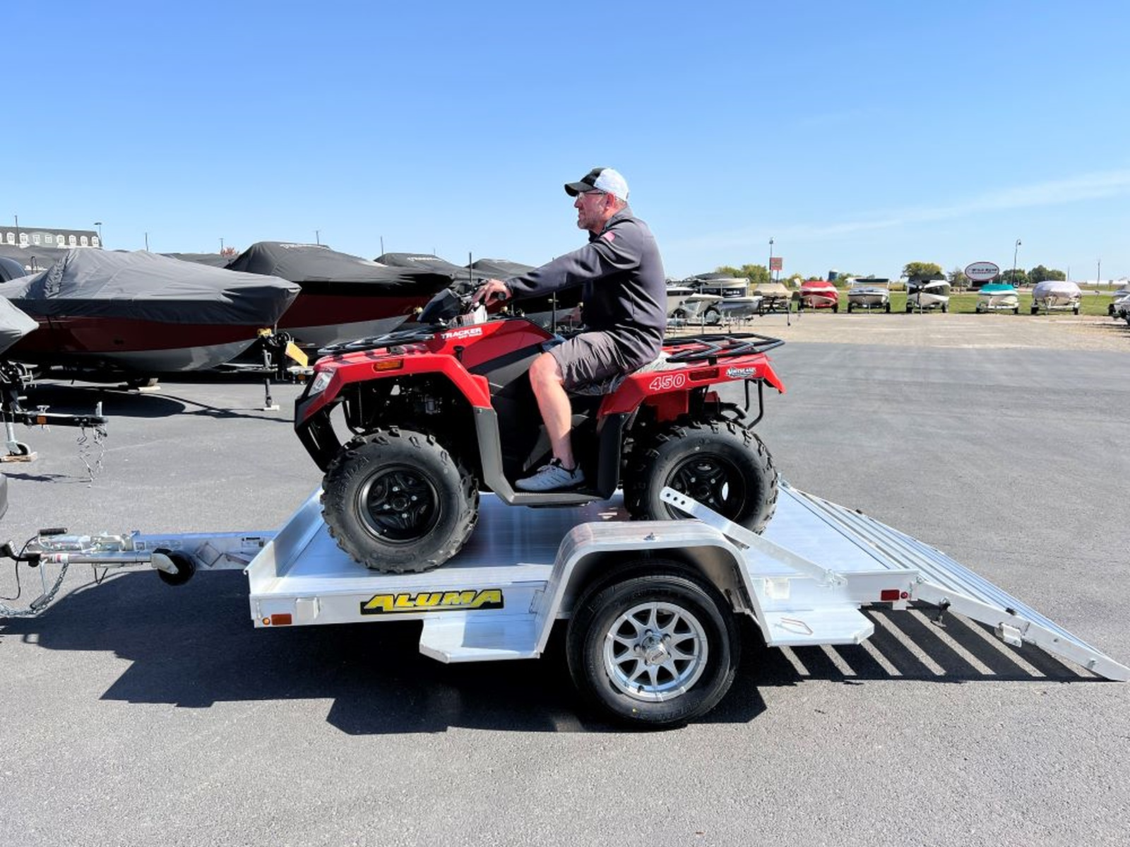 2026 Aluma Utility Trailer 638S-TG Open Aluminum Utility