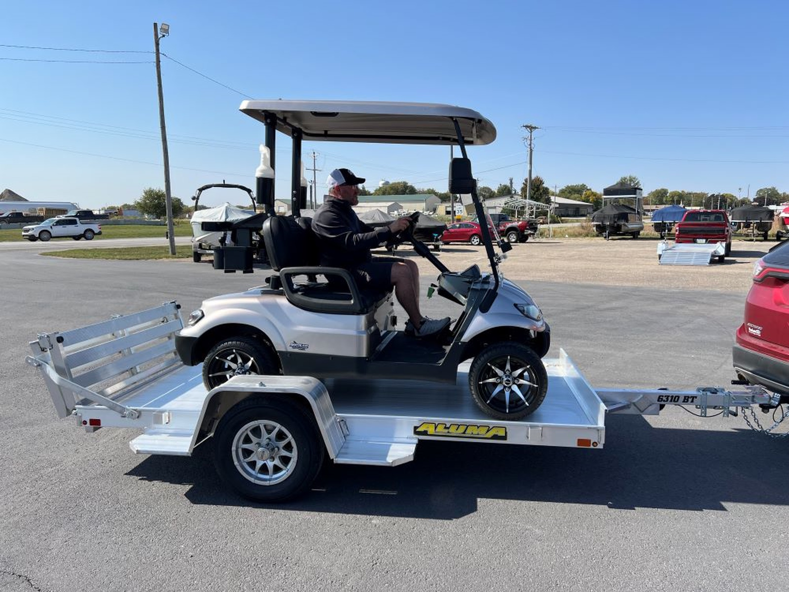 2026 Aluma Utility Trailer 6310S-TG Open Aluminum Utility