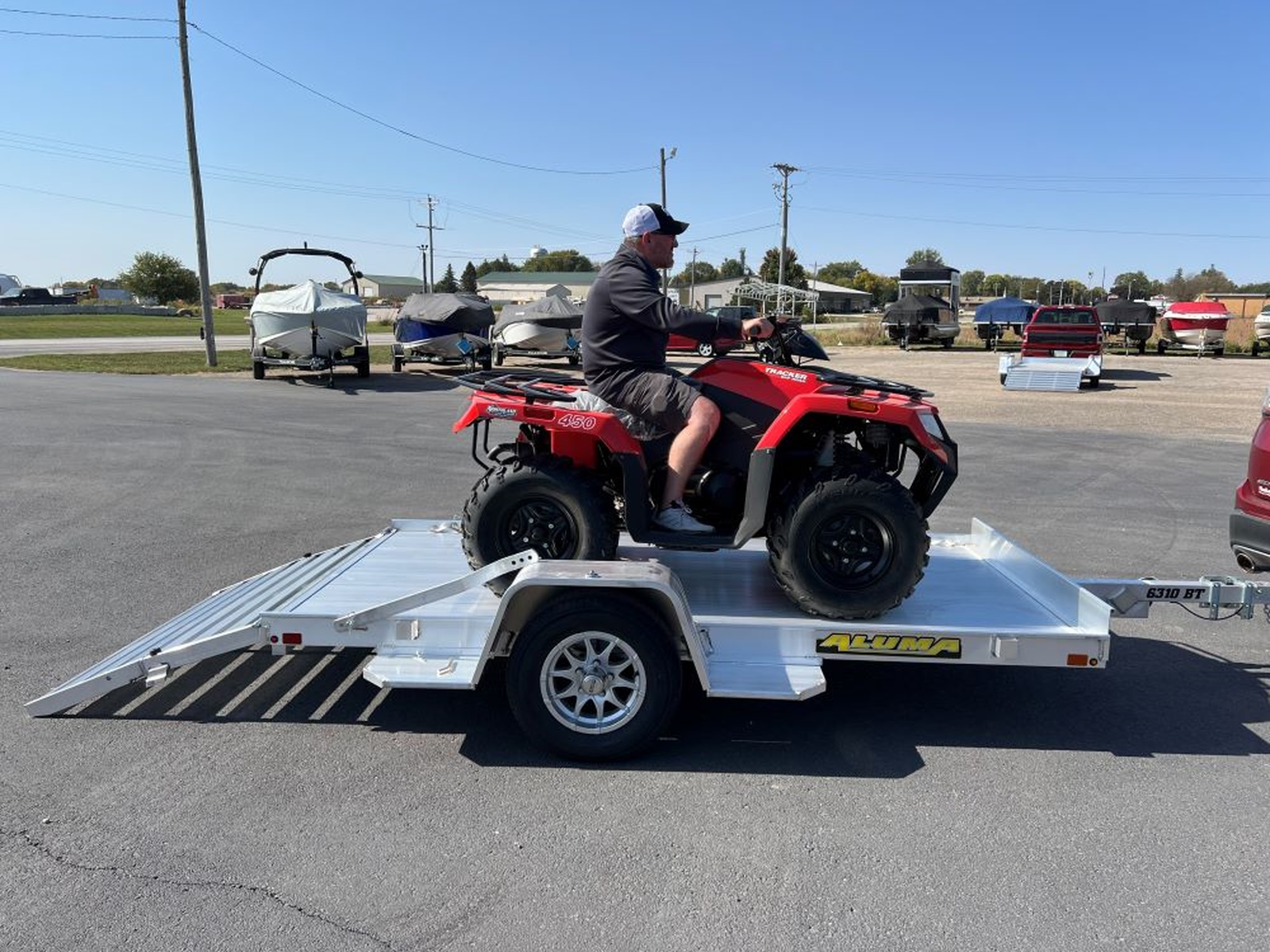 2026 Aluma Utility Trailer 6310S-TG Open Aluminum Utility