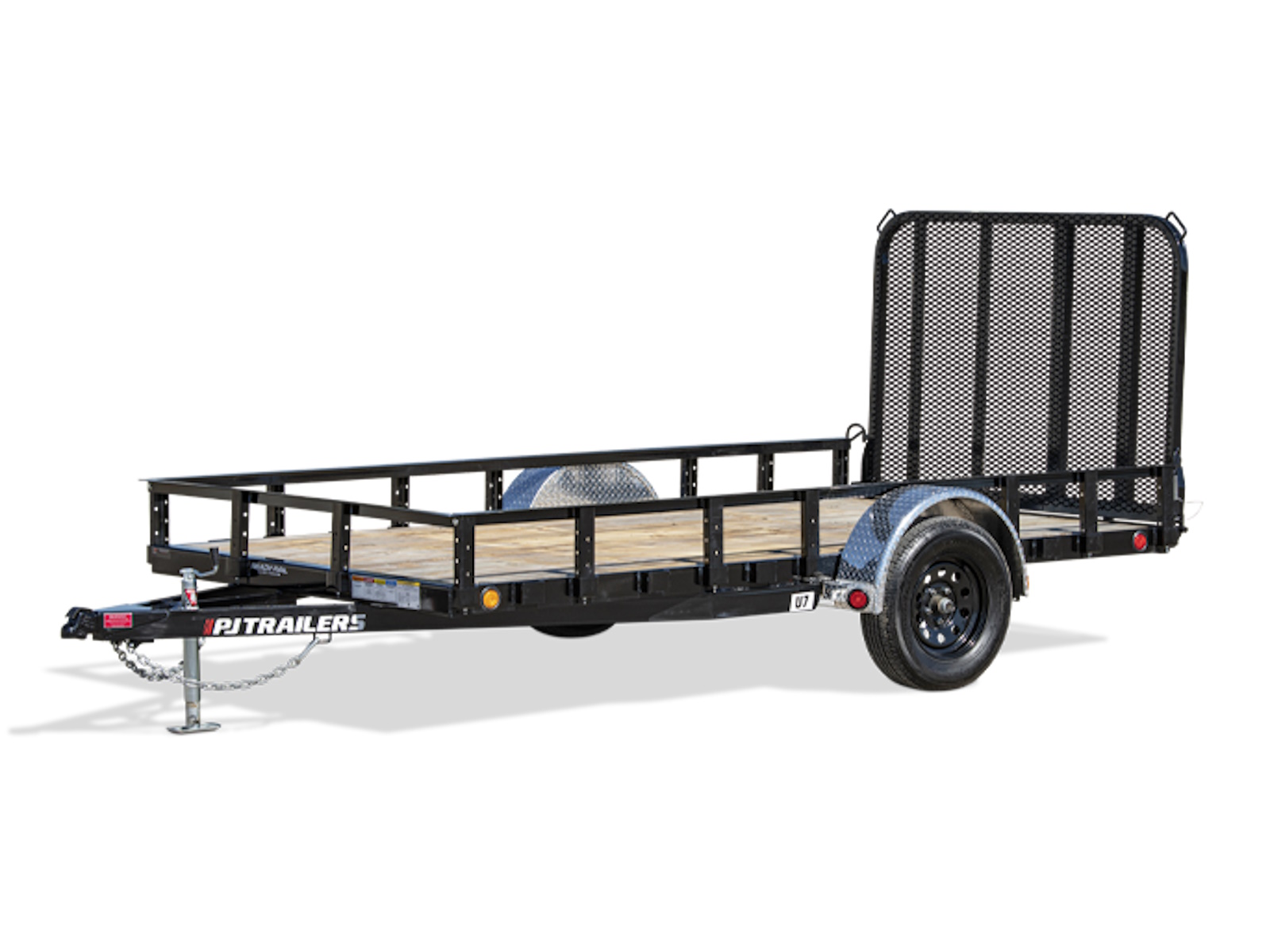 2027 PJ Trailers 77 in Single Axle Channel Utility (U7) Utility Trailer