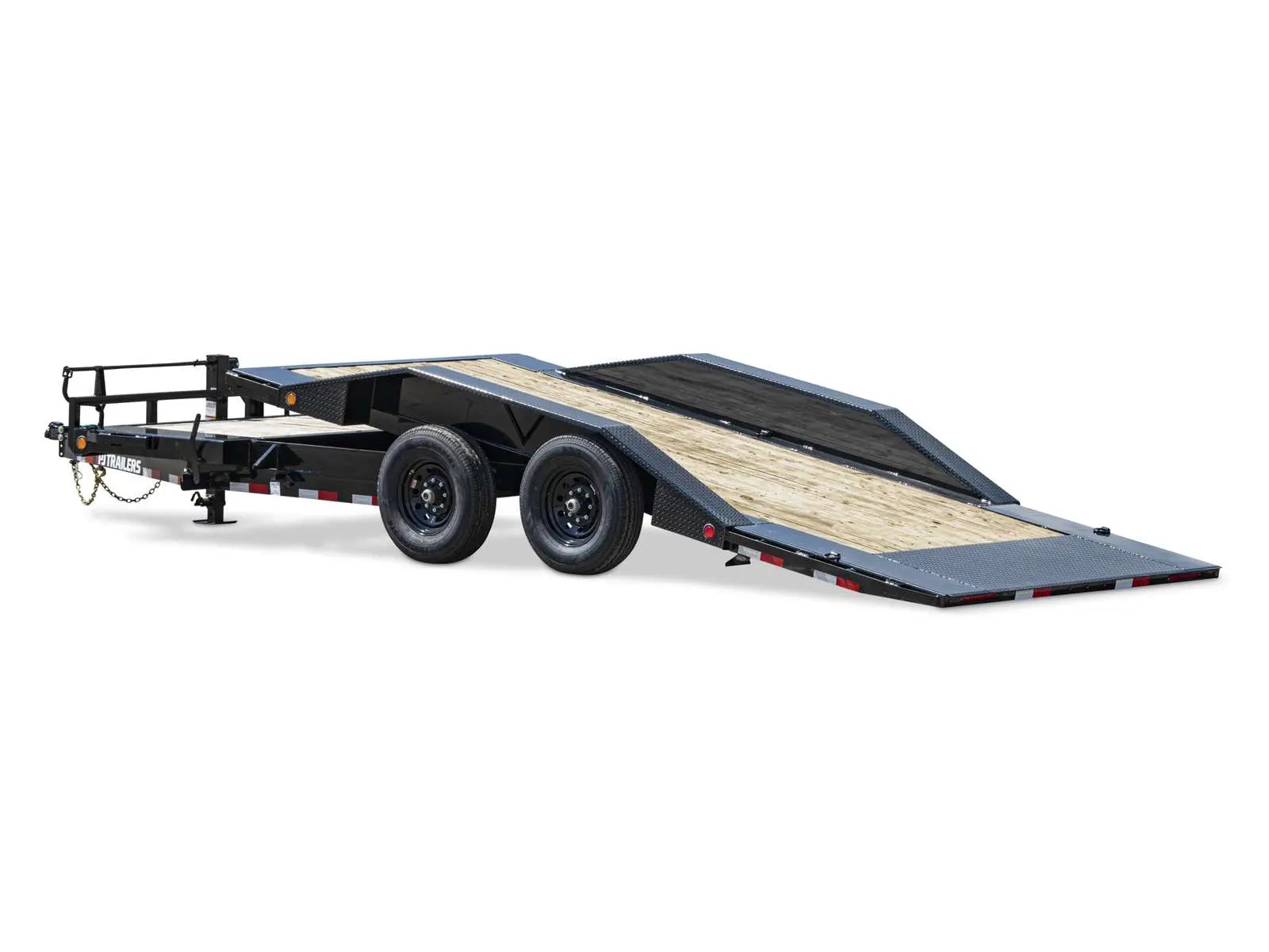 2027 PJ Trailers 6 in Channel Super-Wide Tilt (TS) Tilt Trailer