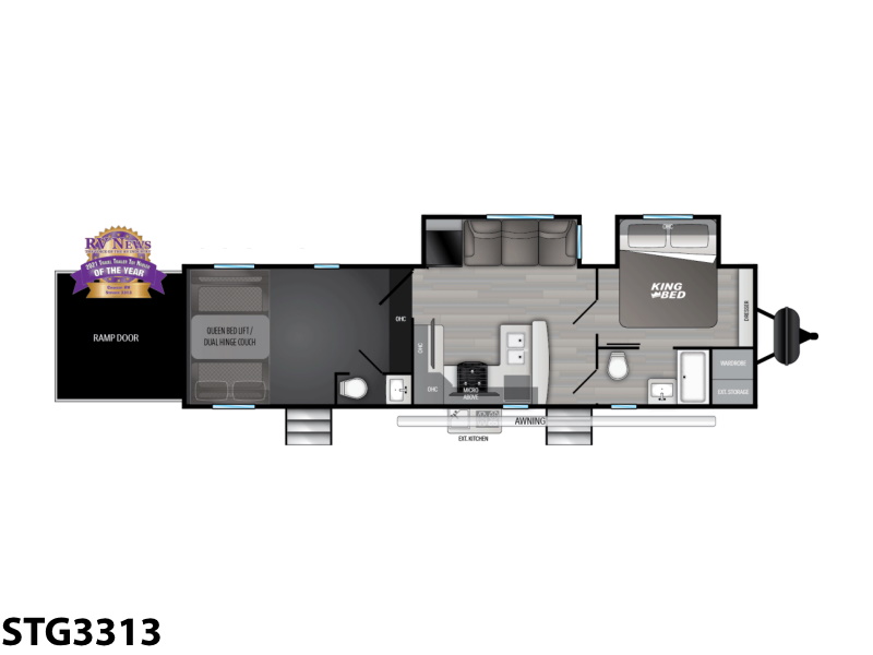 2022 Cruiser RV Stryker Travel Trailer