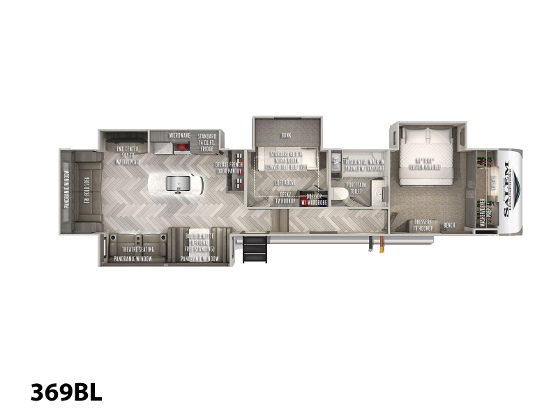 2023 Forest River Salem Hemisphere 369BL Fifth Wheel