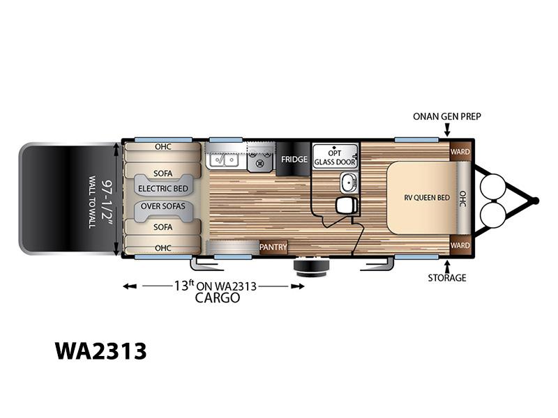 2016 Forest River Stealth WA2313 Toy Hauler