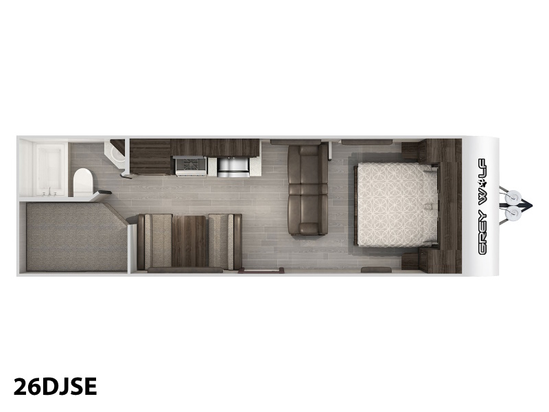 2021 Forest River Grey Wolf 26DJSE TRAVEL TRAILER