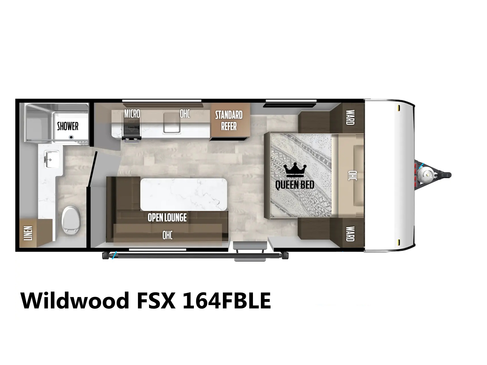 2026 Forest River Wildwood FSX 164FBLE Travel Trailer
