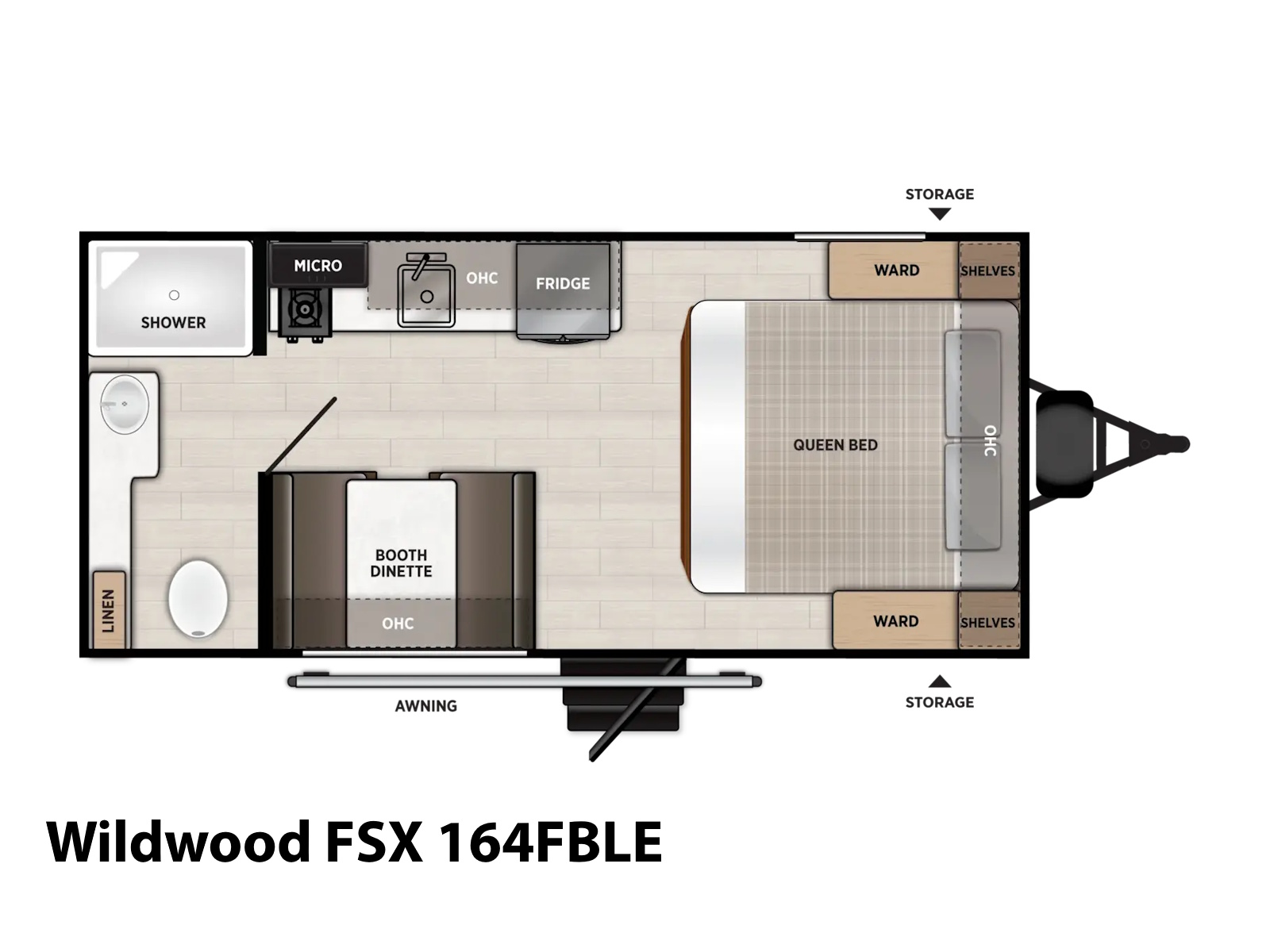 2027 Forest River Wildwood FSX 164FBLE TRAVEL TRAILER