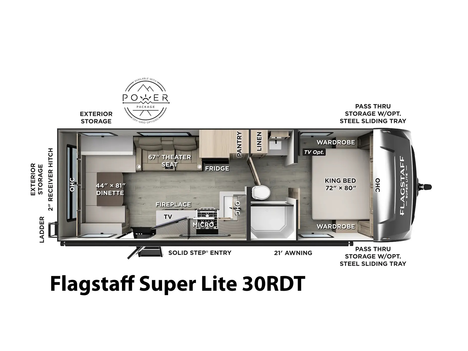 2026 Forest River Flagstaff Super Lite 30RDT TRAVEL TRAILER