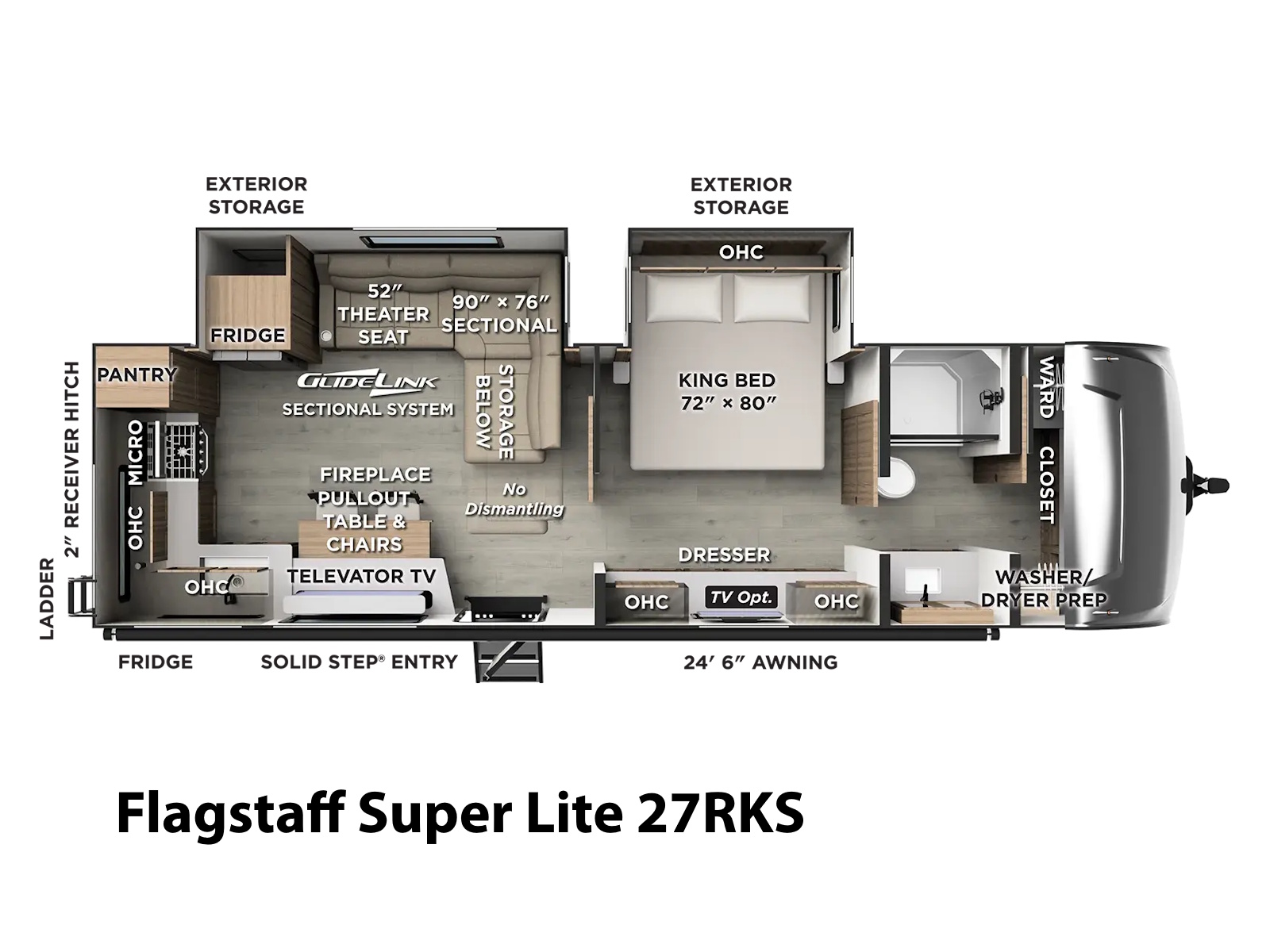 2027 Forest River Flagstaff Super Lite 27RKS TRAVEL TRAILER