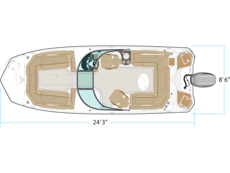 2021 NauticStar 243 DC DECK